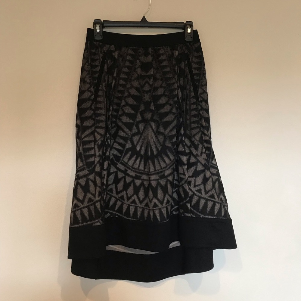 BCBG A-Line Midi Skirt NWOT